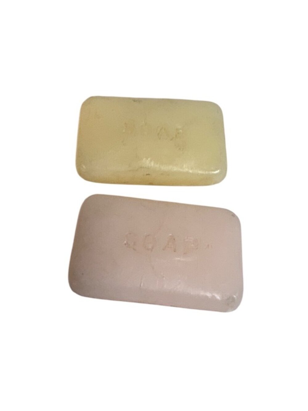 2 Vintage Barbie Soap Bars Singing In The Shower Pink Yellow Bar Soap Lot of 2